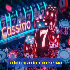 palpite cruzeiro x corinthians